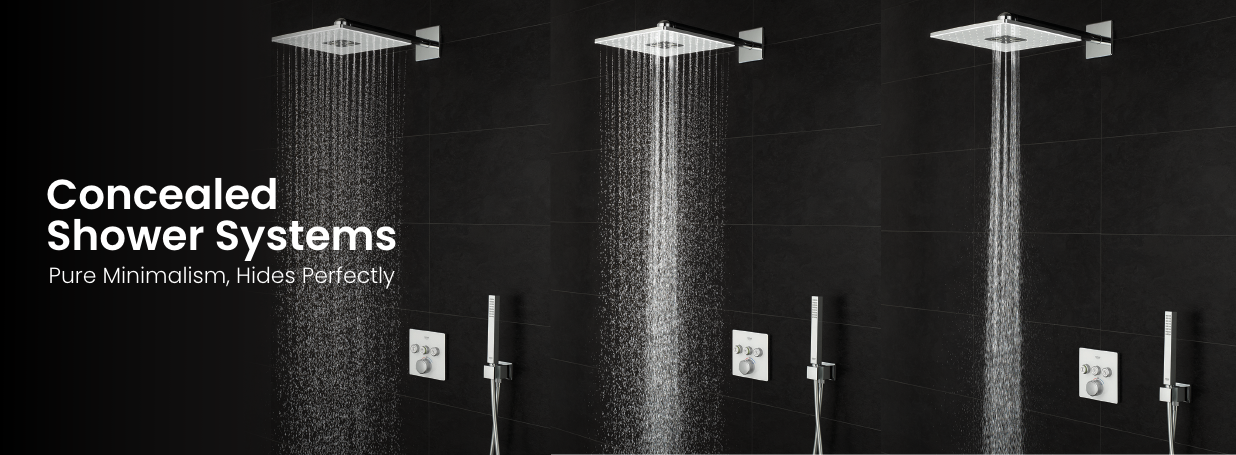 Concealed Shower Systems from GROHE at xTWO